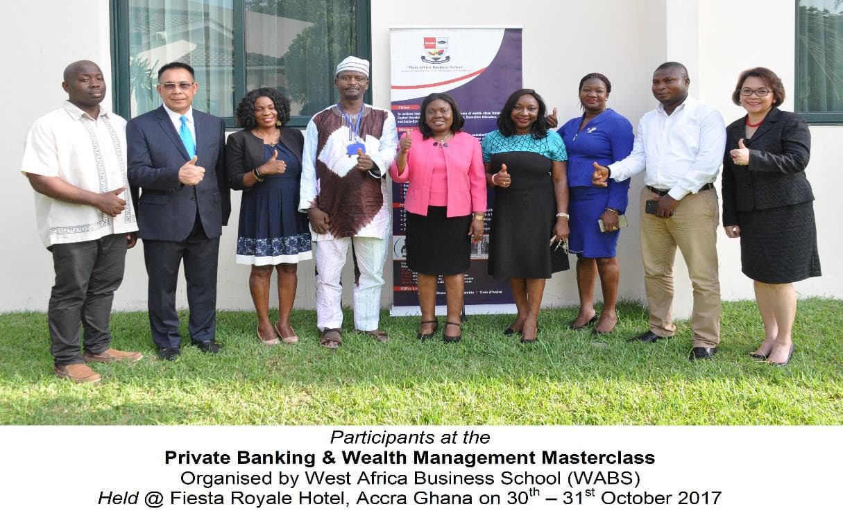 Participants at the Private Banking & Wealth Management Masterclass