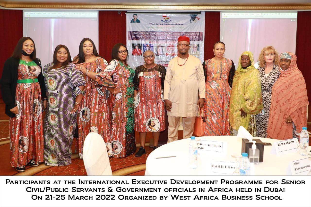 Participants at the International Executive Development Programme in Dubai, 2022